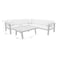 Armen Living Nofi Outdoor Patio Sectional Set in Charcoal Finish with Taupe Cushions and Teak Wood SETODNOSEBE - alternate 6